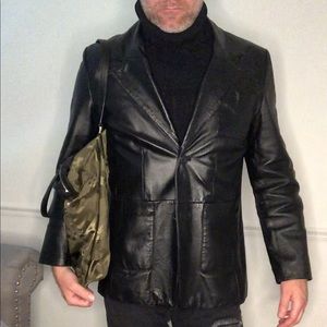Mens Wilsons leather blazer